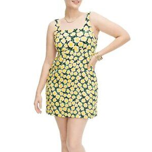 NWT DVF for Target 90's Shift Yellow Poppy Mini Dress
